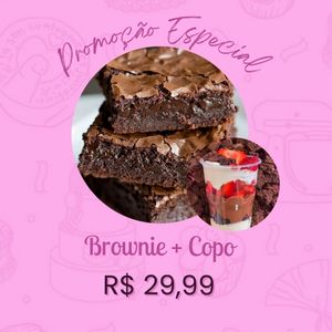 imagem do produto Como Brownie + Copo da felicidade 