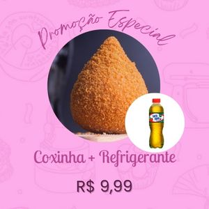 imagem do produto Combo Coxinha + Refrigerante