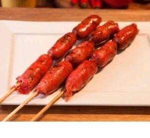 imagem do produto Churrasco de linguiça toscana inteira +farofa e vinagrete