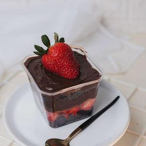 imagem do produto Bolo de Pote - Brigadeiro com Morango