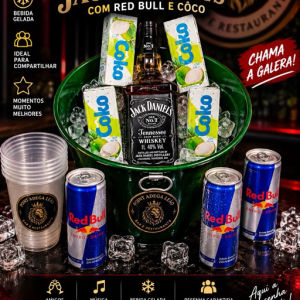 imagem do produto Combo de Jack Daniels c/ energético Red Bull