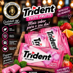 imagem do produto Trident tutti frutti