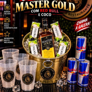 imagem do produto Combo de master Gold c/ energético Red Bull