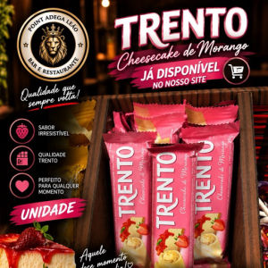 imagem do produto Chocolate Trento cheesecake morango