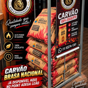 imagem do produto Carvão de churrasco de 2 kg