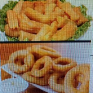 imagem do produto Porção de mandioca com anel de cebola M