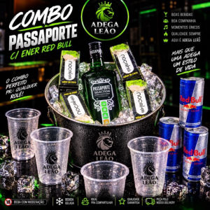 imagem do produto Combo de passaport tradicional c/ energético Red Bull