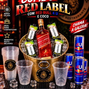 imagem do produto Combo de Red Label c/ energético Red Bull