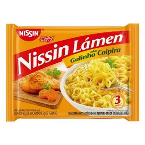 imagem do produto Macarrão Instantâneo Lámen Nissin Miojo Galinha Caipira 85G