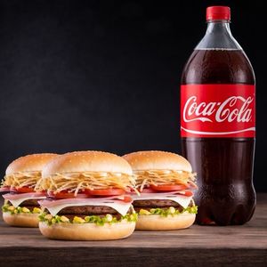 imagem do produto TRIO CLASSICO + COCA 2L