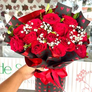 imagem do produto Arranjo coreano 15 rosas