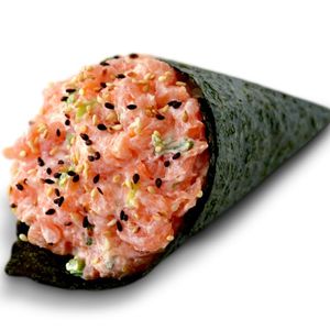 imagem do produto TEMAKI SALMÃO CRU COM CAMARÃO UN.