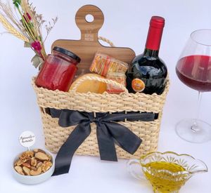 imagem do produto Cesta bolsa Puro Charme | Com bolsa de palha belíssima