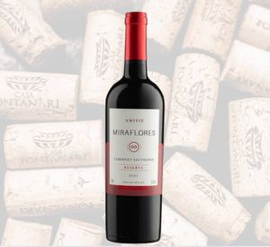 imagem do produto Vinho Tinto Chileno Amitié Miraflores Reserva Cabernet Sauvignon