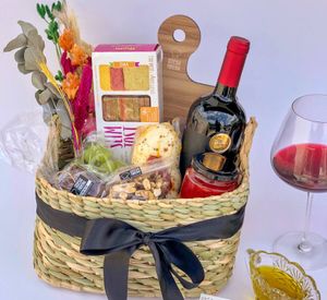 imagem do produto Cesta bolsa Partiu Com Tudo | Com uma cesta de palha lindíssima!