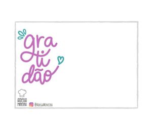 imagem do produto Cartão: Gratidão