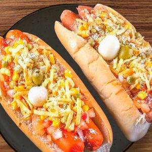 imagem do produto Cachorro quente Duplo salsicha 