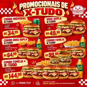 imagem do produto COMBO DOSE DUPLA - X-TUDO