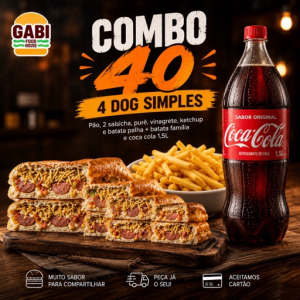 imagem do produto COMBO 40 - 4 DOG SIMPLES