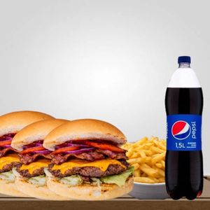 imagem do produto COMBO 14 - 3 SMASH BACON