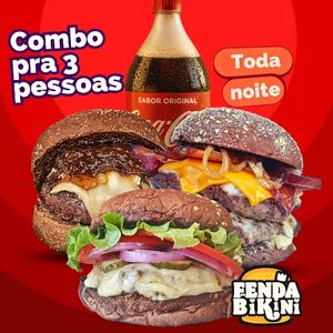 imagem do produto 3 Smashs Favoritos + Coca 1.5 Litro.