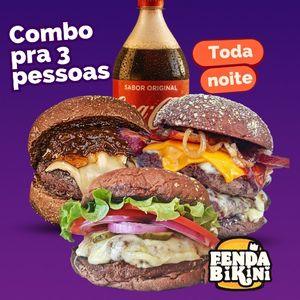 imagem do produto 3 Smashs Favoritos + Coca 1.5 Litro.