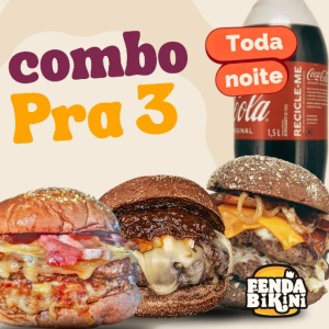 imagem do produto 3 Favoritos + Coca Cola 1.5 litros + Entrega grátis até 4km