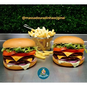 imagem do produto 2 duplos blends+ Coca Cola 2lts+ Batata frita com catupiry+ Maionese verde