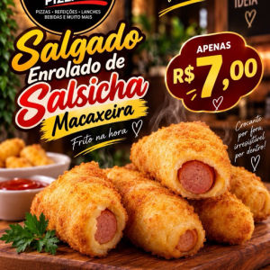 imagem do produto Enrolado salsicha macaxeira