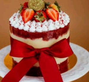 imagem do produto Naked Cake Red Velvet - 1 kg- Serve 10 fatias