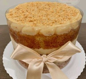 imagem do produto Naked Cake de Paçoca 1 Quilo - Serve 10 fatias