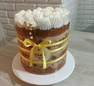 imagem do produto Naked Cake Delícia de Abacaxi 1,5kg