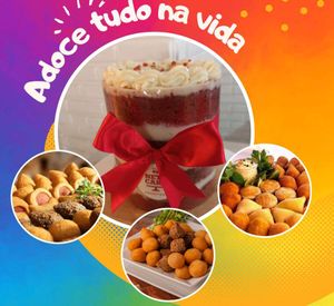 imagem do produto 1 Naked Cake de 1 Kg +20 coxinhas + 15 bolinhos de Queijo + 15 Risoles