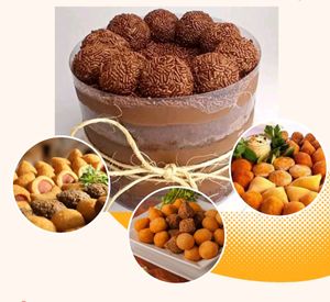 imagem do produto Bolo de 1 Quilo + 20 Salgados (Escolha o sabor do seu bolo)