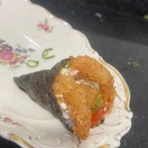 imagem do produto Mini Temaki Camarão Crocante (5 UNIDADES)