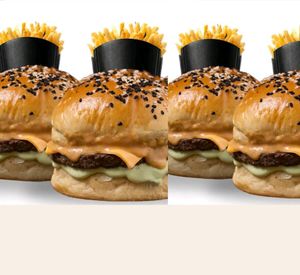 imagem do produto Combo - 4 Mr. Simplão + Fritas