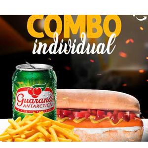 imagem do produto Hot Dog Bacon + Fritas 150gr+ Coca Cola 200ml