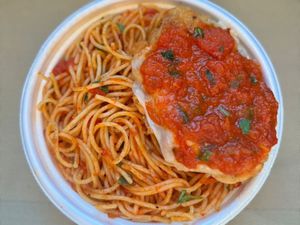 imagem do produto Espaguete & Parmegiana Frango + R$ 19,99 leve outra marmitex