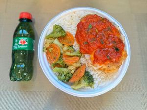 imagem do produto Frango Parmegiana & Legumes + Guaraná Pet + R$ 19,99 leve outra marmitex