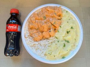 imagem do produto Strogonoff Frango & Purê + Coca Pet + R$ 19,99 leve outra marmitex