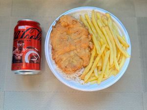 imagem do produto Frango Empanado & Fritas + lata Coca Zero + R$ 19,99 leve outra marmitex