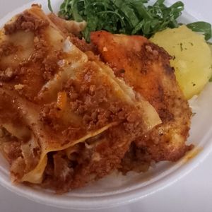 imagem do produto Marmitex média lasanha boloesa 