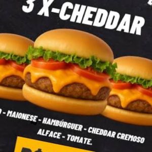imagem do produto Combo família cheddar burguer 