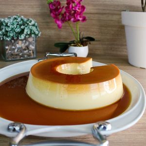 imagem do produto Pudim Zero Lactose - 1kg (serve 9 a 10 fatias)