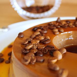 imagem do produto Pudim de Café - 1kg  (serve 9 a 10 fatias)