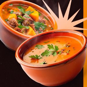 imagem do produto Caldo de madioca c/ carne seca 