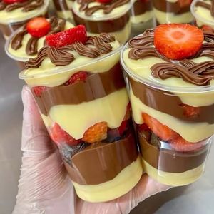 imagem do produto Escondidinho de Morangos Com Nutella 