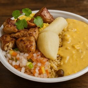 imagem do produto Espeto de carne de gado .