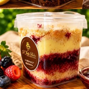 imagem do produto Pote de ninho com geleia de frutas vermelhas 