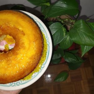 imagem do produto Bolo de laranja com calda caseira